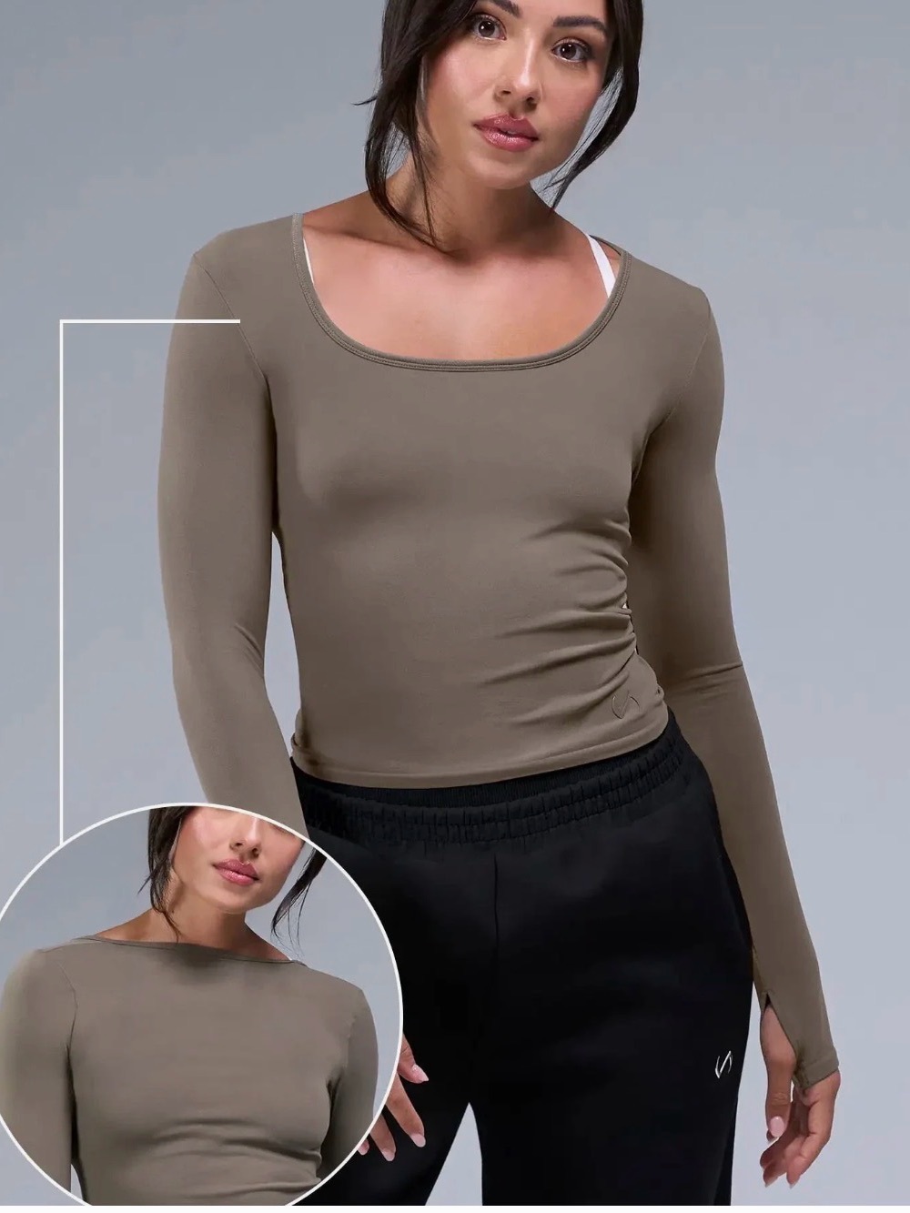 TLF Essentials Scoop Neck Top